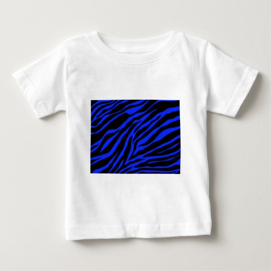 青ゼブラ ベビーTシャツ (正面)