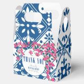 青タイル サントリーニ マンマ・ミア ありがとうパーティー フェイバーボックス (オープン)