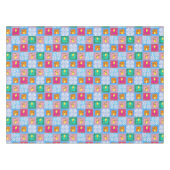 青タイル，モザイク，マジョリカ，レモン， テーブルクロス (正面(横))