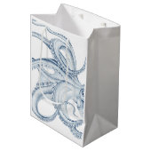 青タコ頭足類クラーケンインキ ミディアムペーパーバッグ (正面アングル)