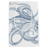 青タコ頭足類クラーケンインキ ミディアムペーパーバッグ (正面)