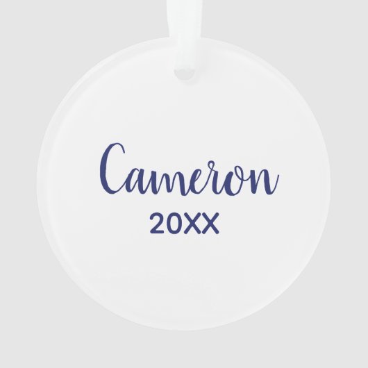 青タコ オーナメント (裏面)