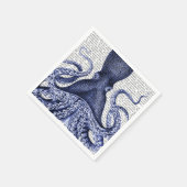 青タコ スタンダードカクテルナプキン (角)