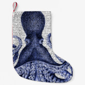 青タコ スモールクリスマスストッキング (正面)