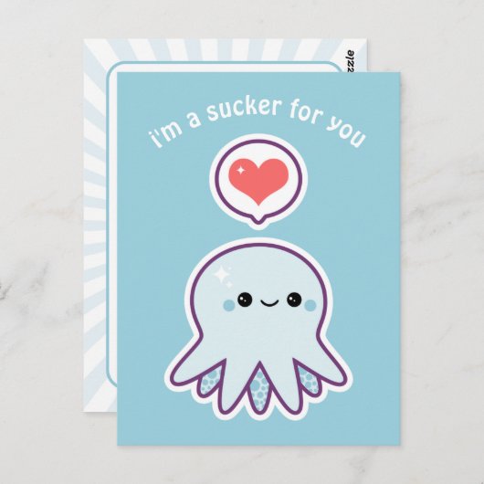 青タコ ポストカード (正面/裏面)