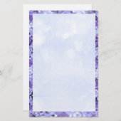 青ダイヤ縁どン2 Dark Blue Base 便箋 (正面/裏面)