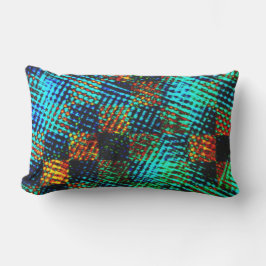 青チェス、緑がかったスクラッチ、赤い偽の汚れ アウトドアクッション