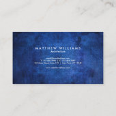 青テクスグランジチャ 名刺 (裏面)