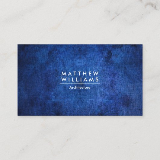 青テクスグランジチャ 名刺 (正面)