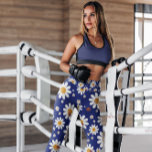 青デイジーフローラ パターン（の模様が）ある |レギンス レギンス<br><div class="desc">青デイジーフローラ パターン（の模様が）ある |レギンス – 私たちのフラワーコレクションレギンスでグルーヴを得素晴らしる毎日の衣服、作業、または単に外に出るのぶら下がったに。</div>