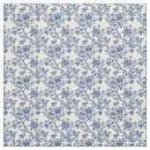 青トイルの開花枝 ファブリック (見本)