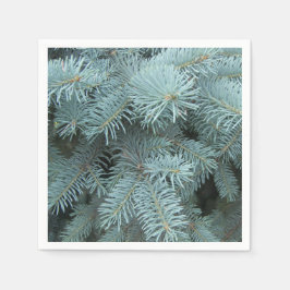 青トウヒ灰色グリーン スタンダードカクテルナプキン