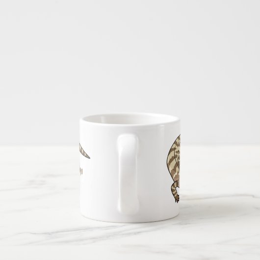 青トカゲ爬虫類漫画 エスプレッソカップ (裏面)