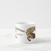 青トカゲ爬虫類漫画 エスプレッソカップ (正面)