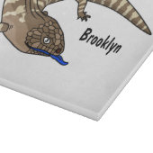 青トカゲ爬虫類漫画 カッティングボード (角)