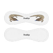 青トカゲ爬虫類漫画 野球ボール (パネル)