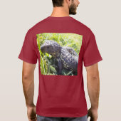 青トカゲ Tシャツ (裏面)