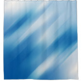 青トパーズ シャワーカーテン (正面)