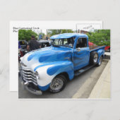 青トラックカスタマイズ ポストカード (正面/裏面)