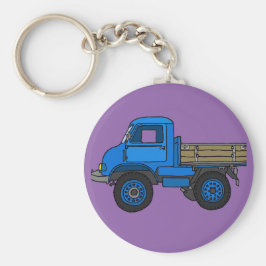 青トラック キーホルダー