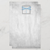 青トンボ文パーソナライズされた具 便箋 (正面/裏面)