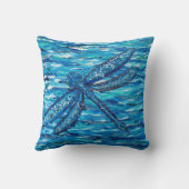 青トンボ絵画イ病 クッション (裏面)