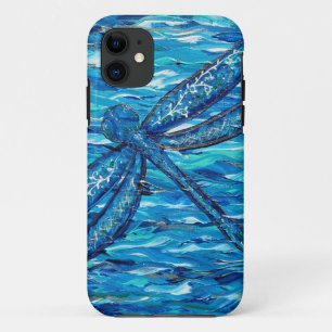 青トンボ絵画イ病 iPhone 11 ケース