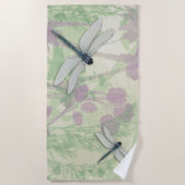 青トンボ ビーチタオル (正面)