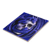 青ドラゴンスカル タイル (側面)