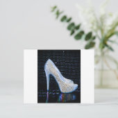 青ハイヒール ポストカード (スタンド正面)