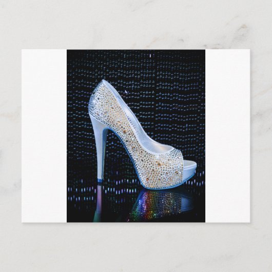 青ハイヒール ポストカード (正面)