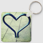 青ハート キーホルダー (裏面)