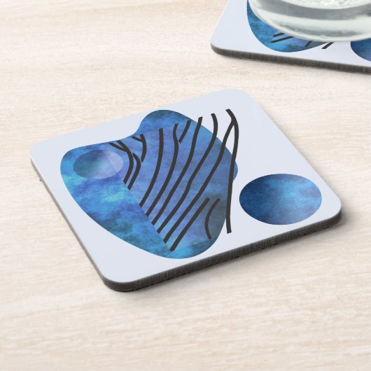 青ハート コースター (左側)