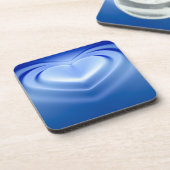 青ハート コースター (左側)