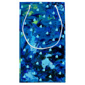 青ハート スモールペーパーバッグ (裏面)