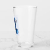 青ハート タンブラーグラス (左)