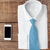 青ハート ネクタイ