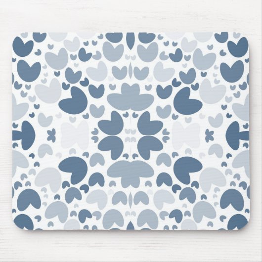 青ハート マウスパッド (正面)