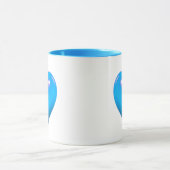 青ハート マグカップ (中央)