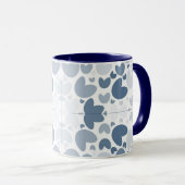 青ハート マグカップ (正面右)