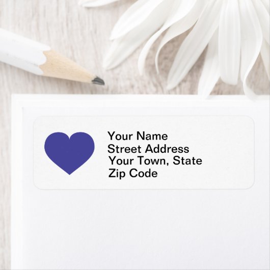 青ハート ラベル (インサイチュ)