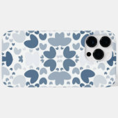 青ハート Case-Mate iPhoneケース (裏面 (横))