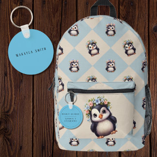 青バイリンガルピーナッツアレルギースペインの警告 キーホルダー