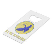 青バナナ クレジットカード栓抜き (正面アングル)