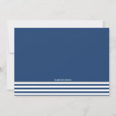 青バプテスマ宗教白人バプテスマ 招待状 (裏面)