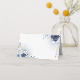 青バラ水色 プレイスカード