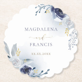 青バラ結婚ズ ペーパーコースター