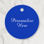 青バラ花 フェイバータグ (裏面)