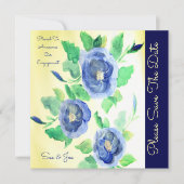 青バラ アート 案内状 (正面)