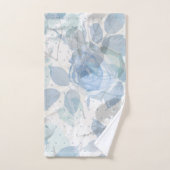 青バラ グランジ バスタオルセット (ハンドタオル)